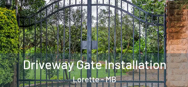  Driveway Gate Installation Lorette - MB