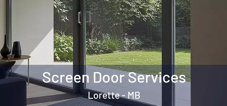 Screen Door Services Lorette - MB